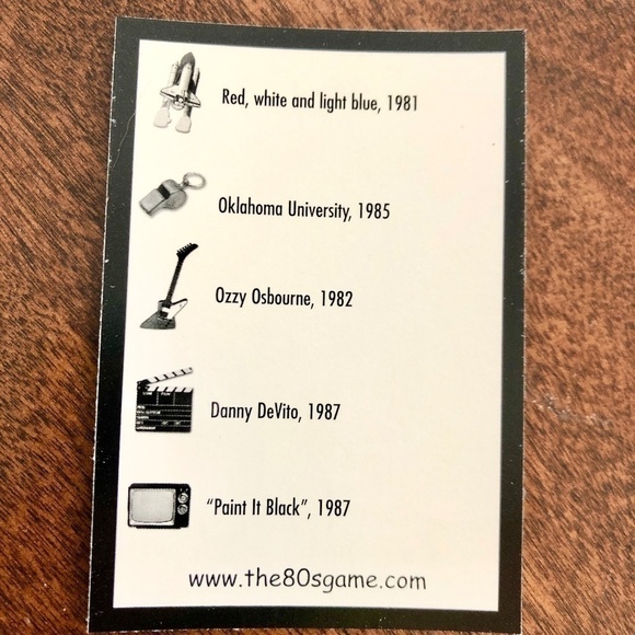 The 80s Game,‎ 80s Trivia Board Game, Vintage, 2001, Nice Condition - Picture 11 of 13